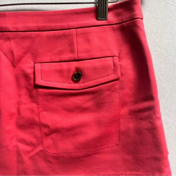 NWT Ports 1961 coral color mini skirt Sz 6 - Picture 3 of 12